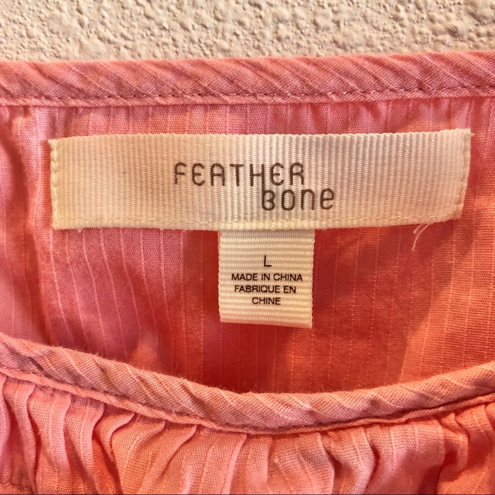 Anthropologie Feather & Bone Pink Cami 🎀 - Picture 4 of 7